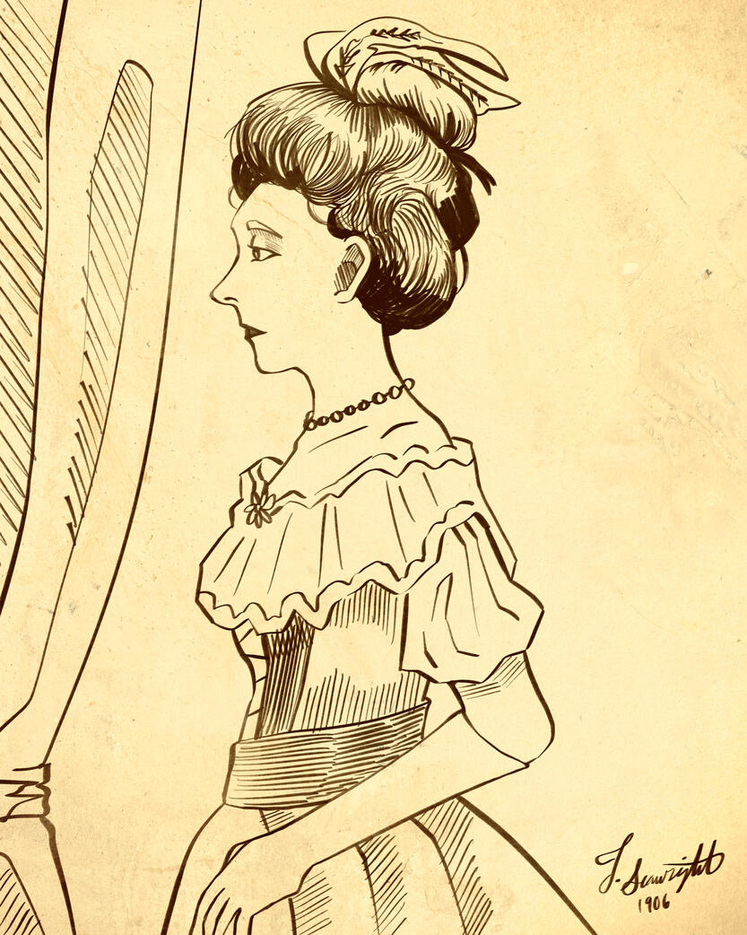 Portrait of an Opera Singer, 1906.