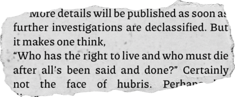 Piece of newspaper published by the Bernauer Bulletin, Jan. 18, 1914.