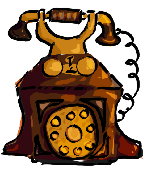 Telephone owned by Bernard Bernauer.