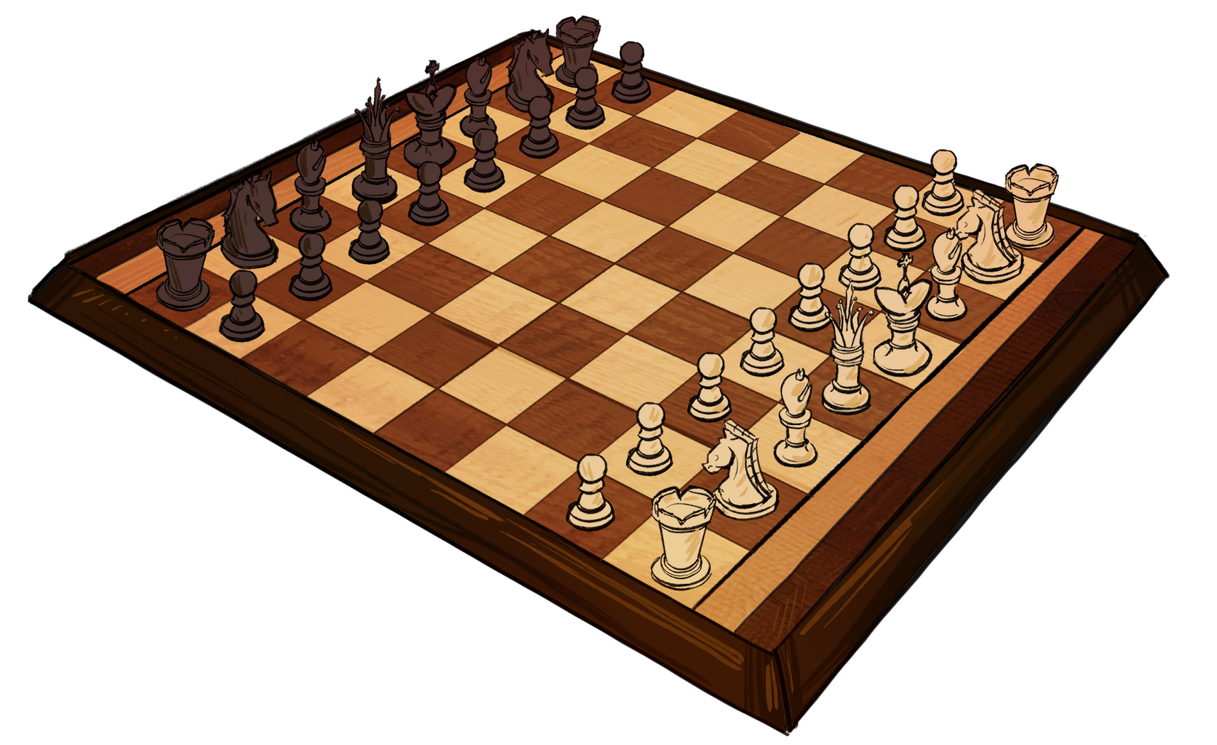 An original Clarent Rex chessboard.